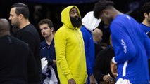 Clippers' James Harden Makes L.A. Debut at Madison Square Garden