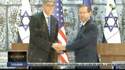 Foto del Día 06-11: Presidente de Israel y embajador estadounidense estrechan manos