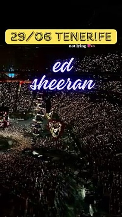♥ Ed Sheeran estará en Tenerife el sábado 29 de junio 2024 ⚡