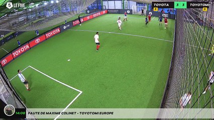 Faute de Maxime Colinet - TOYOTOMI EUROPE