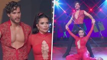 Dania Méndez le dedicó a su mamá la cumbia de Selena que bailó con Marco León