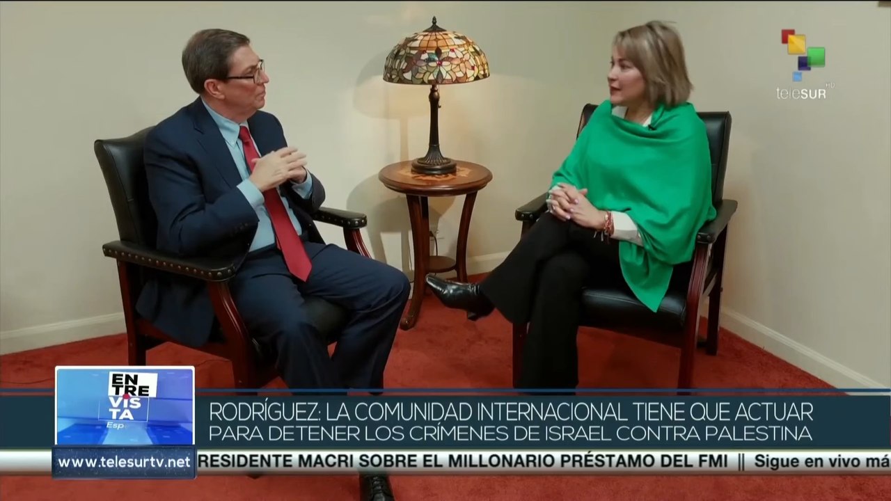 teleSUR dialoga en exclusiva con canciller cubano sobre efectos del bloqueo