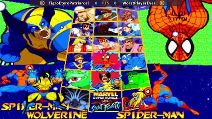 TigroEteroPatriarcal  (PER) vs WorstPlayerEver (COL) - Marvel Super Heroes Vs. Street Fighter