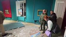 إصابة 8 أشخاص ودمار يطال متحف للفنون الجميلة في قصف روسي على أوديسا