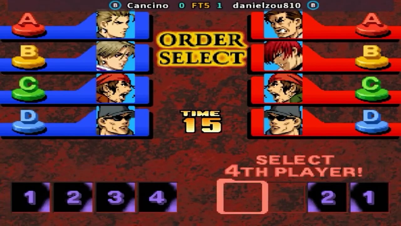Cancino vs danielzou810 FT5 - KOF 99