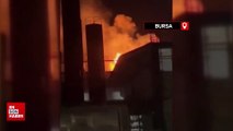 Bursa'da tekstil fabrikasında yangın