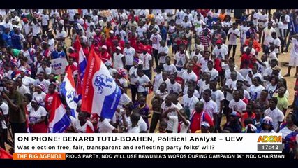 Download Video: NPP Presidential Primary: Was election free, fair, transparent and reflecting party folks' will? - The Big Agenda on Adom TV (6-11-23)