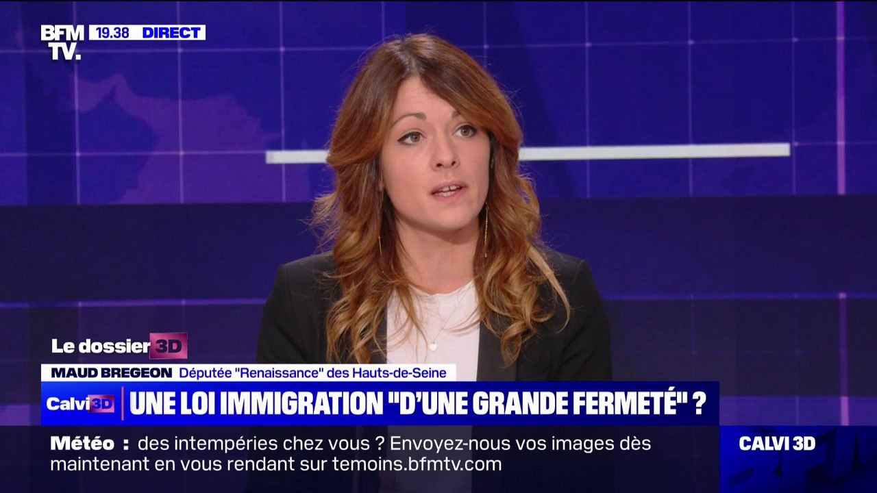 Projet de loi immigration: "C'est probablement le texte le plus ferme étudié au Parlement ces vingt dernières années", affirme la députée Renaissance Maud Bregeon