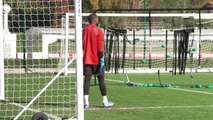 AC Milan training ahead of PSG needing win to boost UCL qualification hopes