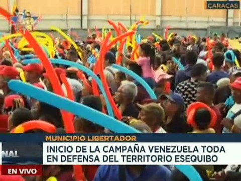 Caracas | Habitantes de la parroquia Sucre se movilizan en defensa del Territorio Esequibo