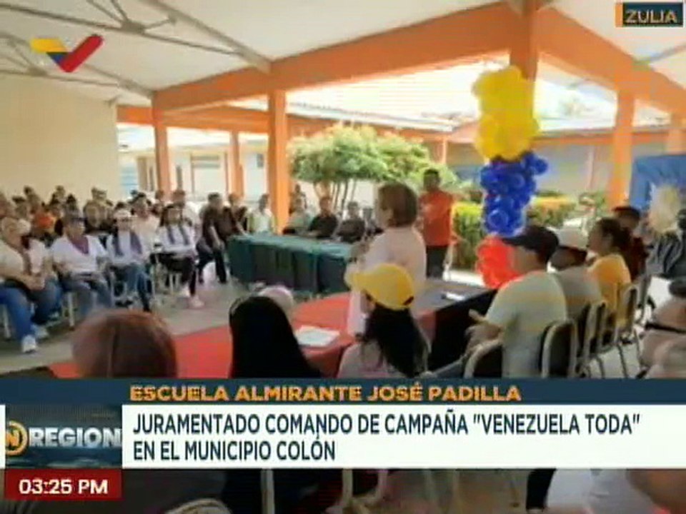 Juramentan comando de Campaña Venezuela Toda, en la Escuela Almirante José Padilla del edo. Zulia