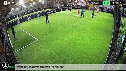 Faute de Adrien Vercelletto - FC PIRATES