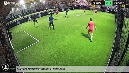 Faute de Adrien Vercelletto - FC PIRATES