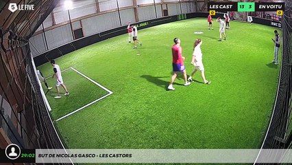 But de Nicolas GASCO - LES CASTORS