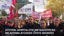 Αυστρία: Απεργία μεταλλουργών - «Πληρώνουμε τα πάντα από την τσέπη μας»