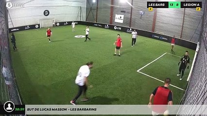 But de Lucas MASSON  - LES BARBARINS