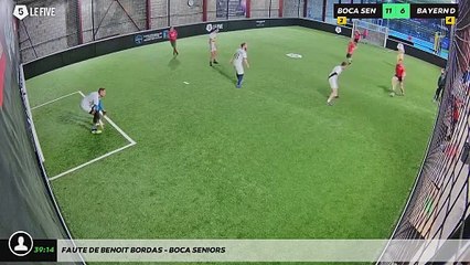 Faute de Benoit Bordas - BOCA SENIORS