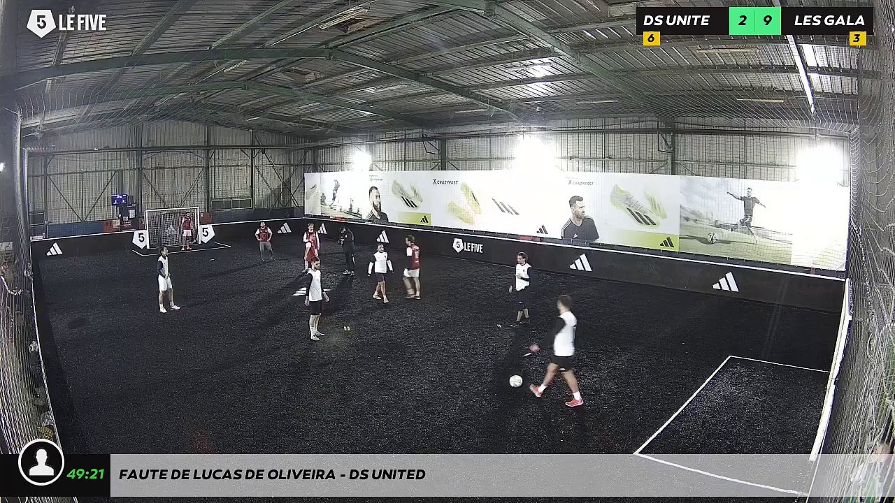 Faute de Lucas DE OLIVEIRA - DS UNITED