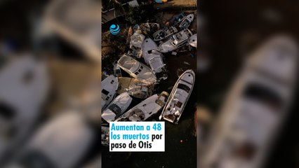 Aumentan a 48 los muertos por paso del huracán Otis