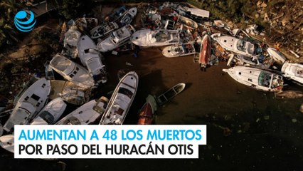 Aumentan a 48 los muertos por paso del huracán Otis