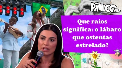 CÍNTIA CHAGAS DESTRINCHA O HINO NACIONAL DEPOIS DO FIASCO DA LUD