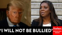 AG Letitia James Speaks To The Press After Donald Trump's Testimony In New York Civil Fraud Trial
