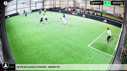Faute de Lucas Latouche  - Snoopy FC