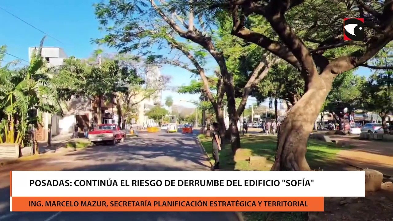 Posadas continúa el riesgo de derrumbe del edificio sofía