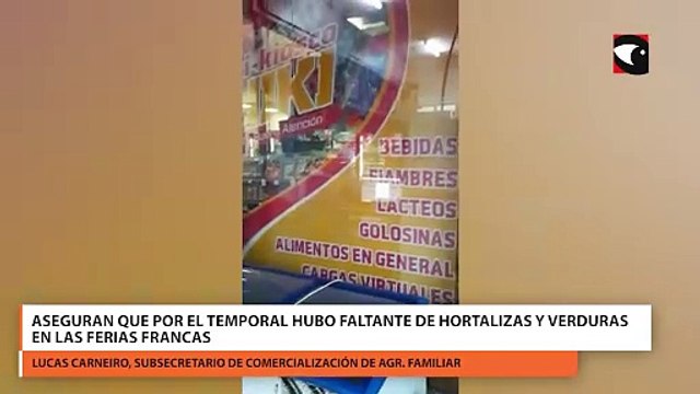 Aseguran que por el temporal hubo faltante de hortalizas y verduras en las ferias francas