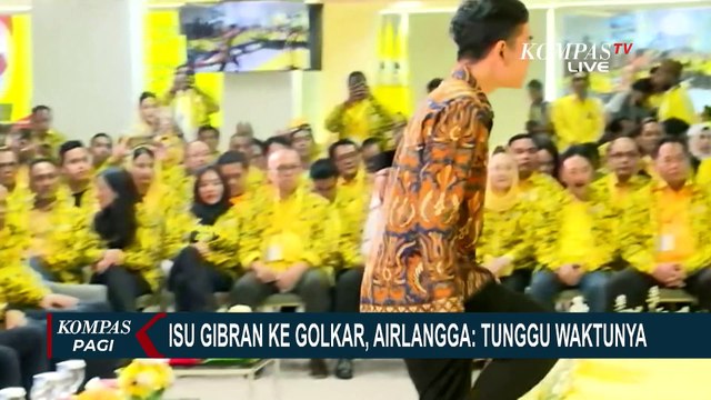 Respons soal Isu Gibran Pindah ke Golkar, Airlangga Hartarto: Tunggu Waktunya