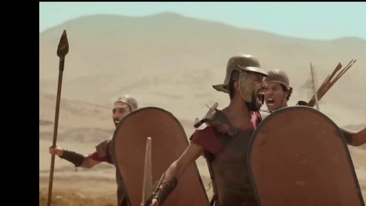 تقليد مضحك جدا لفيلم 300 من طاليس ورباعتو