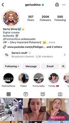 Gerta Shinos, i rikthehet instagrami.