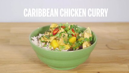 Delicious Caribbean Chicken Curry with Mango & Coconut 🥭