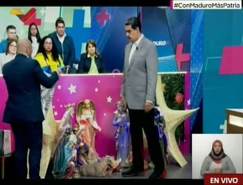 Pdte. Nicolás Maduro recibe obsequios del símbolo de paz y lucha del Pdte. de Palestina Mahmud Abás
