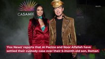 Al Pacino Agrees to $30K Child Support Payments To Girlfriend Noor Alfallah