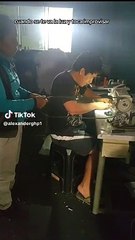 Emprendedores improvisan para entregar pedido de costura al cortarse la luz: "La unión hace la fuerza"