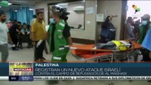 En Palestina registran un nuevo ataque de Israel contra un campo de refugiados