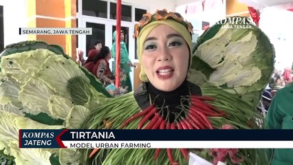 Unik, Fashion Show di Semaang Suguhkan Gaun Panen Urban Farming