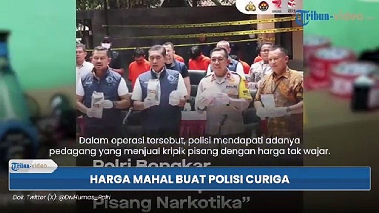 Polisi Gerebek Tempat Produksi Narkoba Berkedok Jual Keripik Pisang, Harganya Fantastis