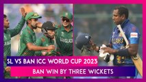 SL vs BAN ICC World Cup 2023 Stat Highlights: Bangladesh Beat Sri Lanka By Three Wickets
