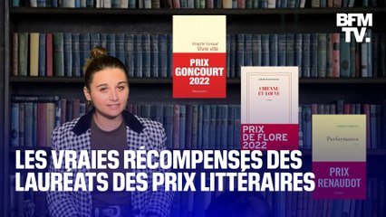 Download Video: Goncourt, Renaudot, Flore... Quelles sont les récompenses remises aux lauréats des prix littéraires?