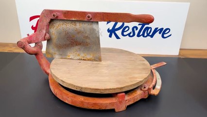 1890 Cheese Wheel Cutter Restoration - Cast Iron