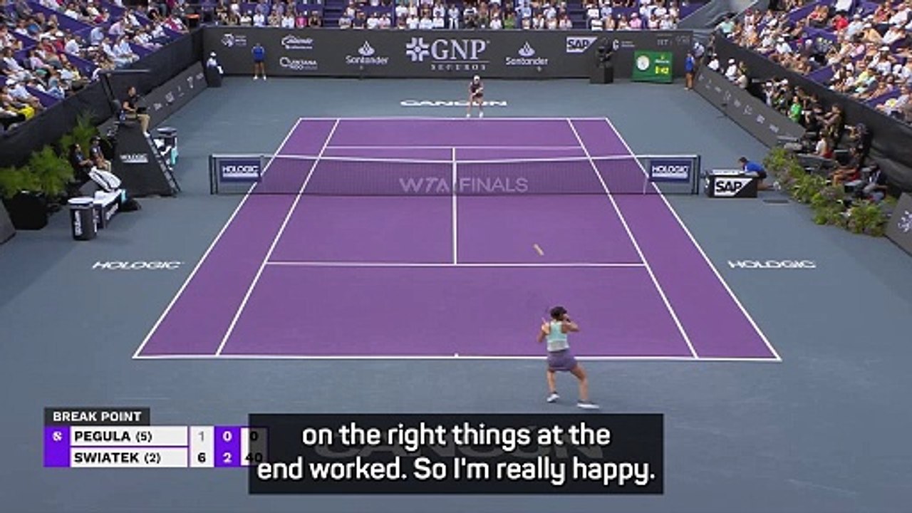Swiatek exceeds own expectations to claim WTA Finals and number one ranking
