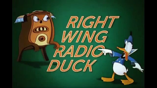 Donald Duck Cartoons Right Wing Radio Duck and Bee At The Beach (3)