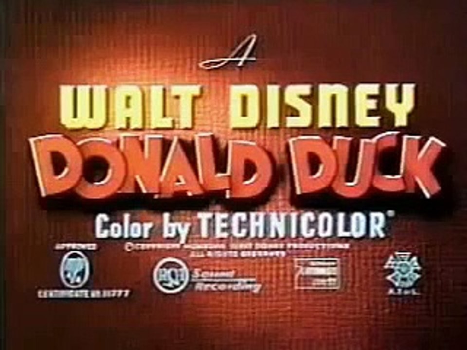 Donald Duck 1947 Chip An  Dale SD
