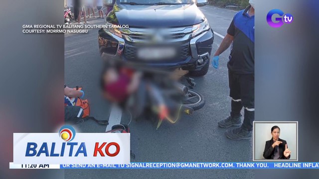 Babae, patay matapos mabangga ng kolong-kolong sa Navotas; Babaeng rider, patay matapos sumalpok ang minamanehong motorsiklo sa isang SUV | BK