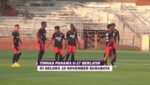 Tak Terkendala Cuaca Panas Surabaya, Timnas Panama U-17 Geber Latihan di Gelora 10 November