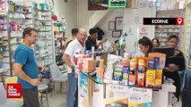 Edirne'de turist yoğunluğu: Bulgarlar ve Yunanlar ilaçlarını Edirne'den alıyor