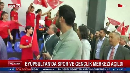 Eyüpsultan'da spor ve gençlik merkezi açıldı