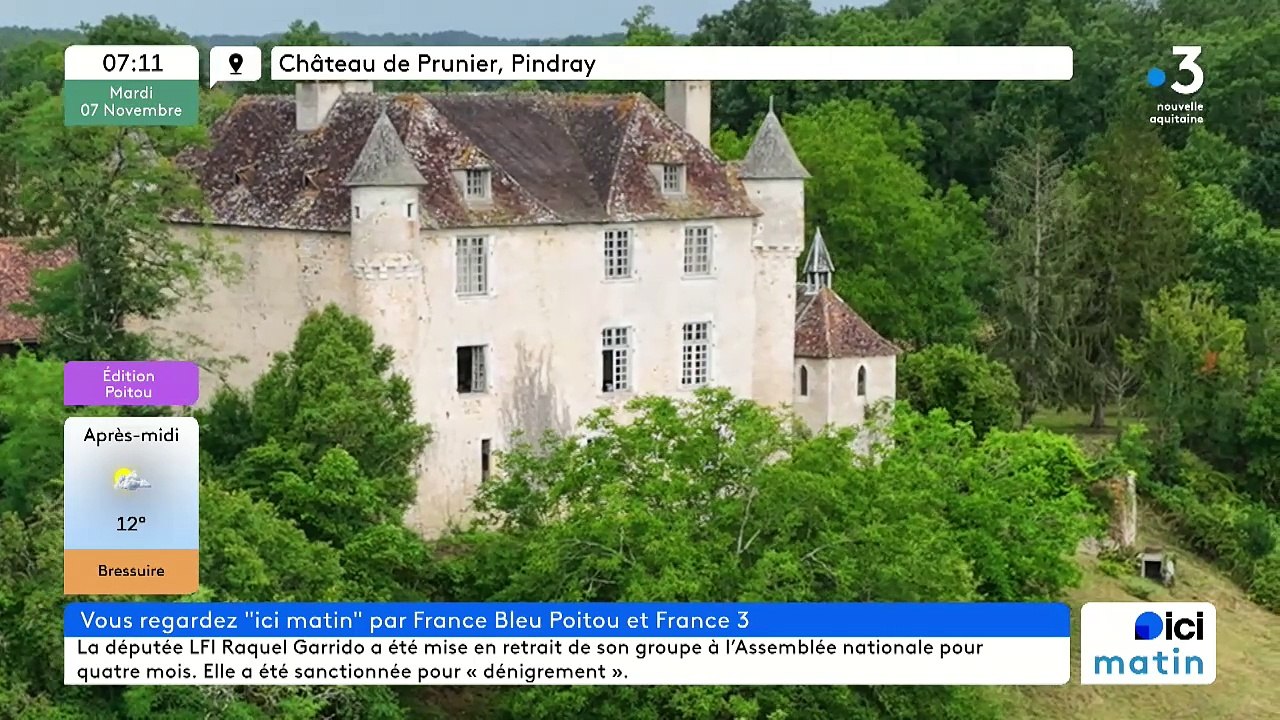 07/11/2023 - Le 6/9 de France Bleu Poitou en vidéo